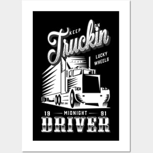 Truckin Posters and Art